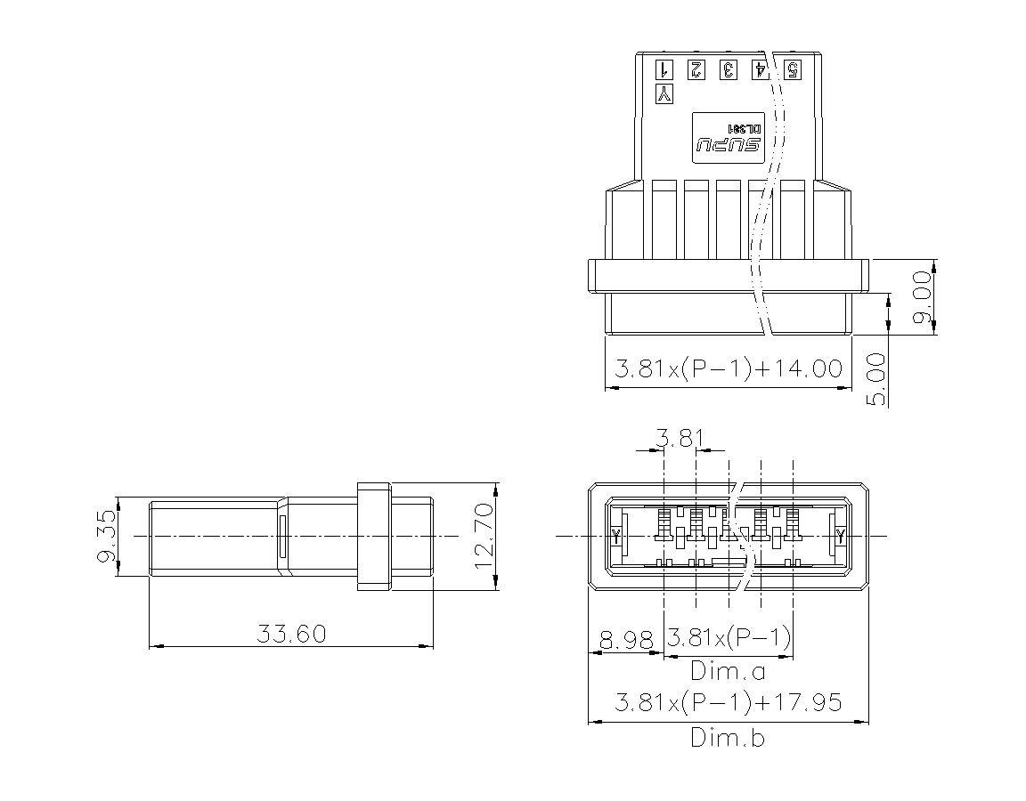 动态接插件连接器DL381H1XXF-BK-0X12(03-10)-意昂3