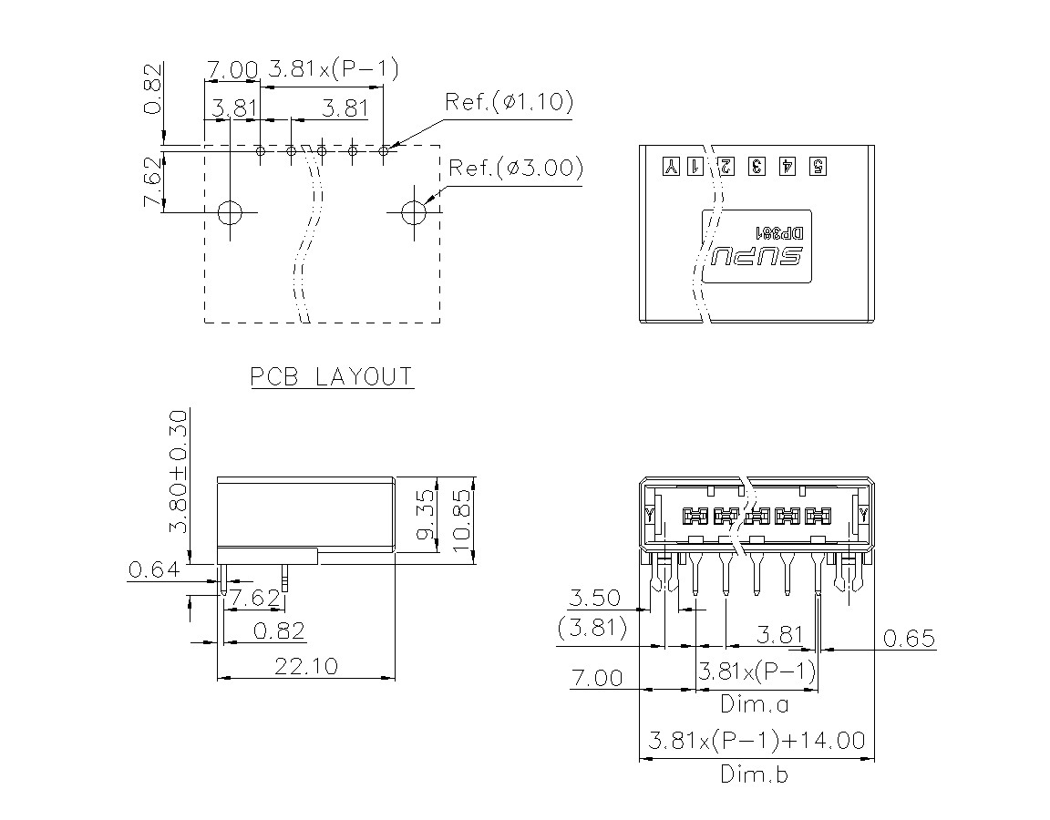 动态接插件连接器DP381H1XXF-BK-0Y10(03-10)-意昂3