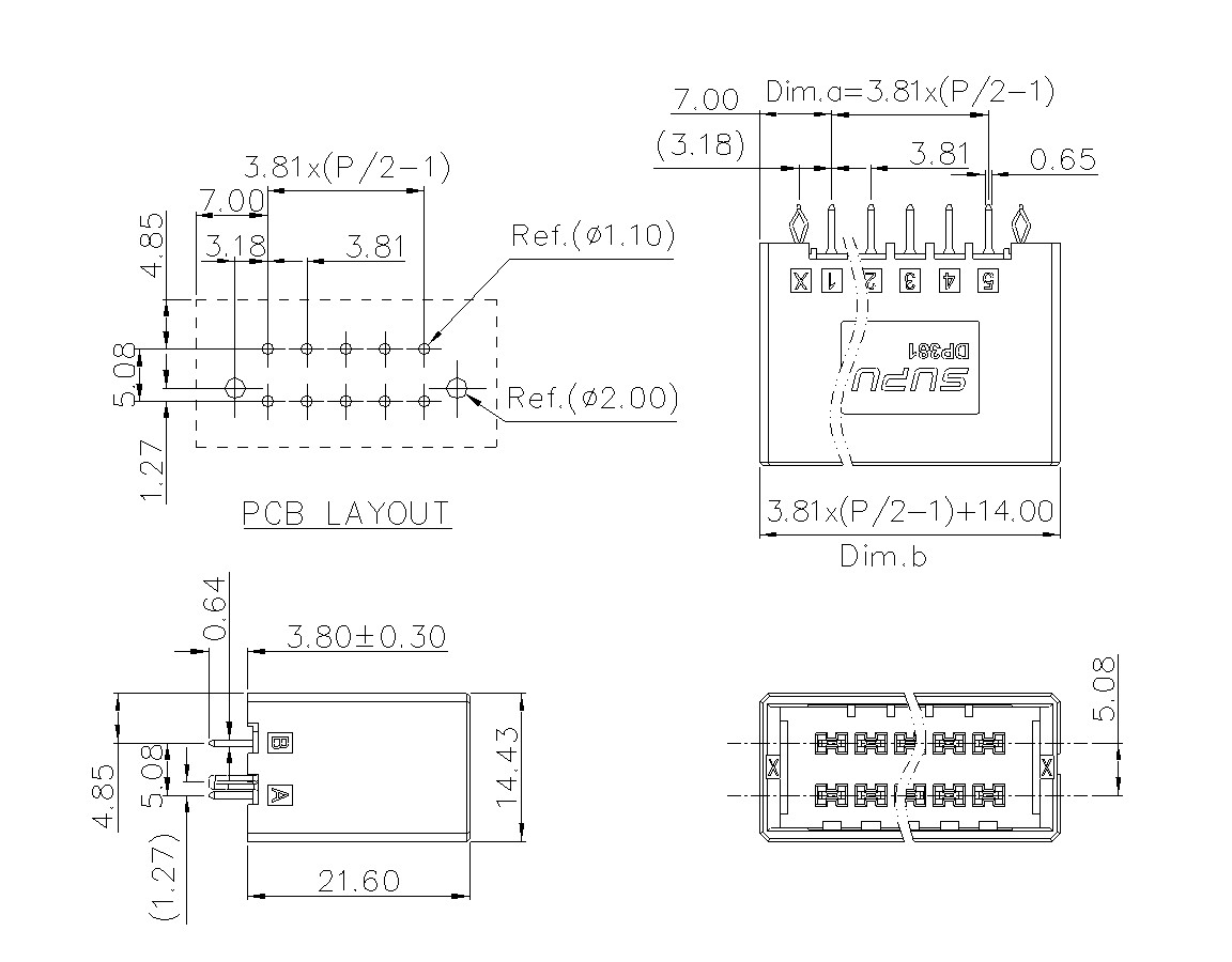 动态接插件连接器DP381V1XXF-BK-0Y10(03-10)-意昂3