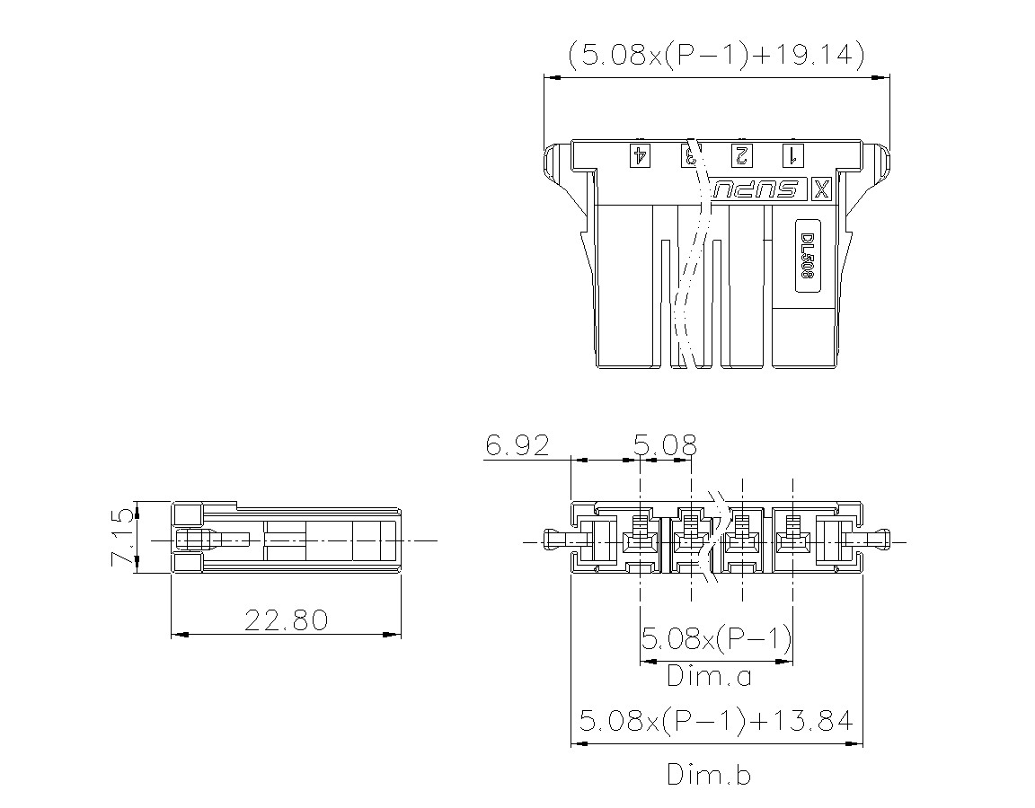 动态接插件连接器DL508H1XXM-BK-0X10(02-10)-意昂3