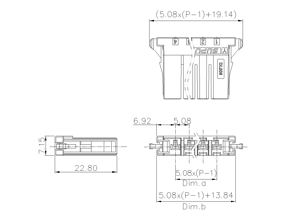 动态接插件连接器DL508H1XXM-BK-0Y10(02-06)-意昂3