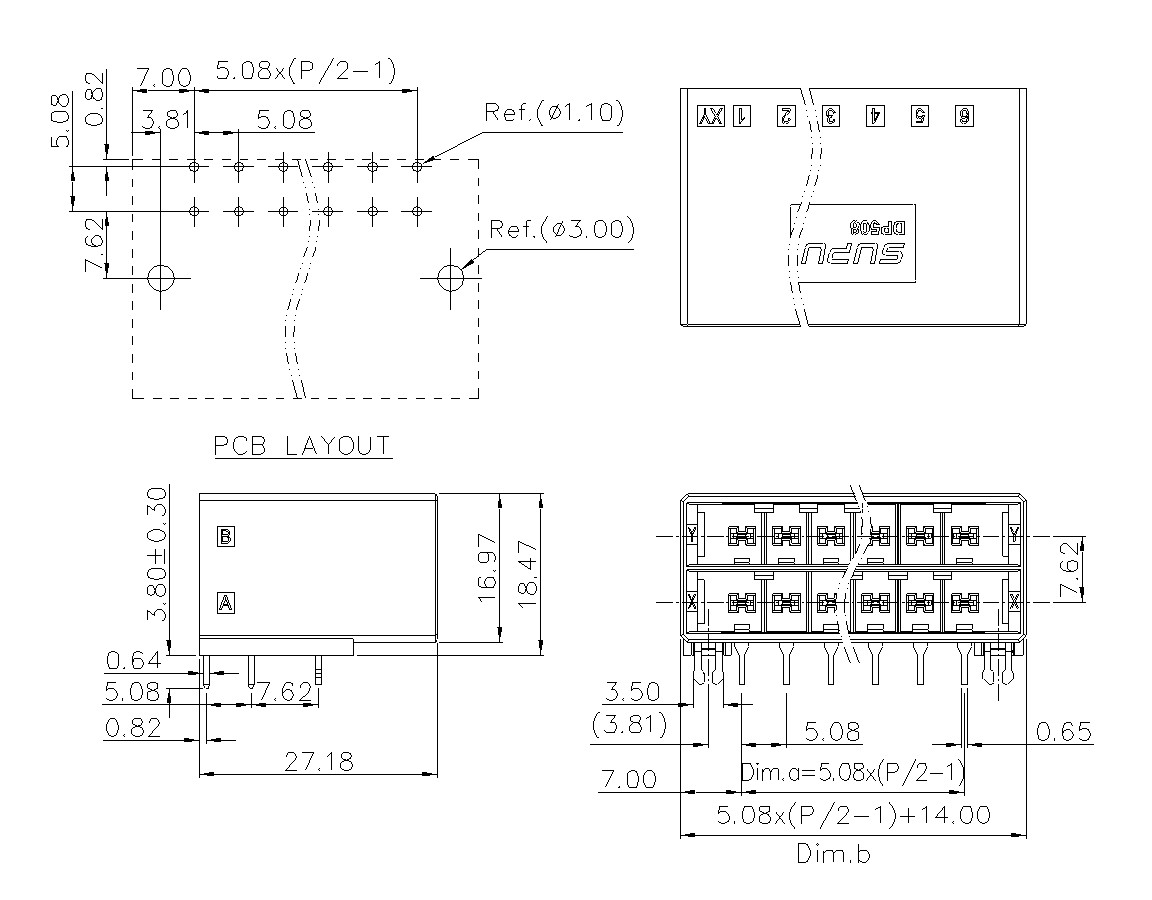 动态接插件连接器DP508H2XXF-BK-XY10-意昂3