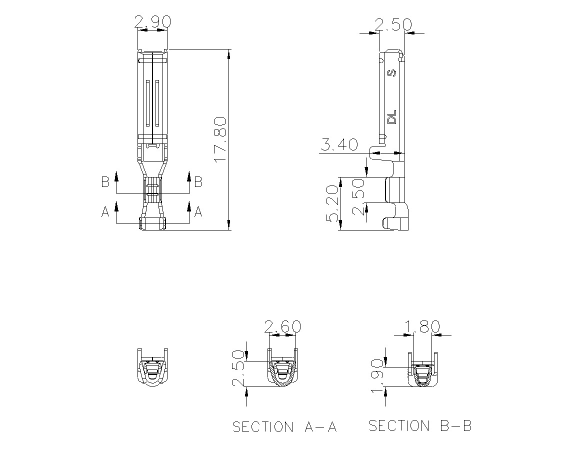 动态接插件连接器DL508V30F-03-0200-意昂3