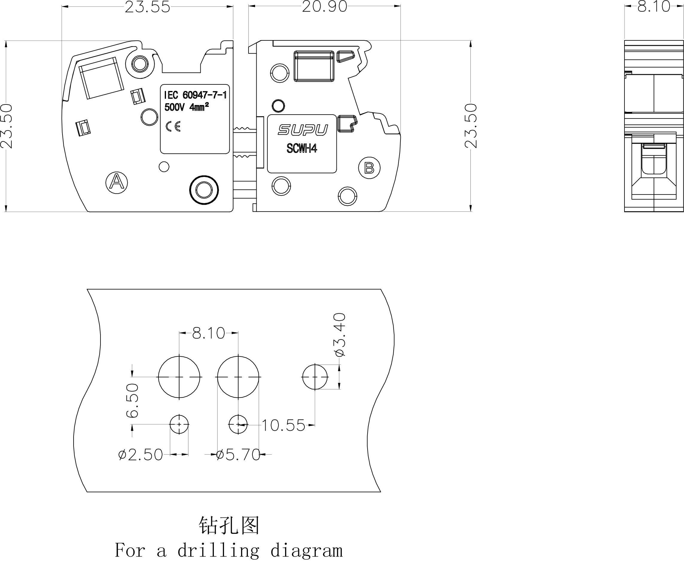 穿墙接线端子 SCWH4